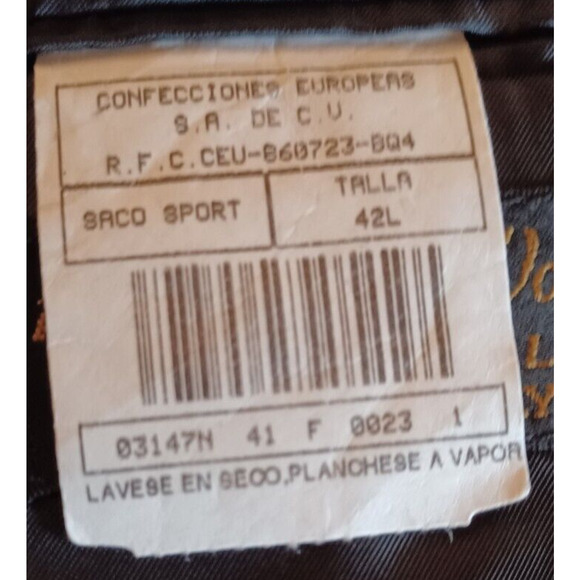 NORTHWICK Men's 42L Wool Blazer Gray Black Classic Design Professional Style - Picture 6 of 9